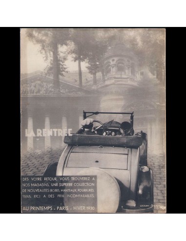 Au Printemps - La Rentrée, catalogue de l'hiver 1930, couverture de Lecram - Vigneau en ligne