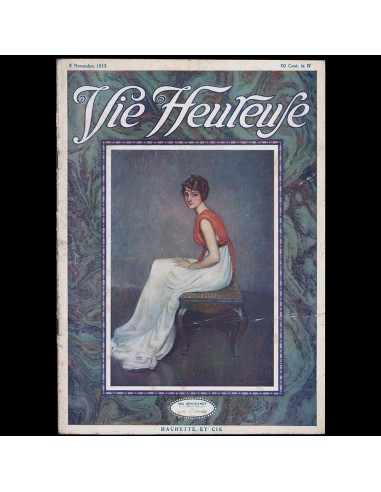 La Vie Heureuse, 5 novembre 1913, couverture d'Antonio de la Gandara france