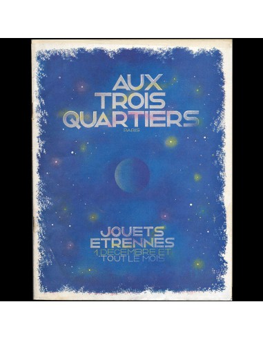 Les Trois Quartiers - Jouets, Etrennes, Décembre 1930, couverture d'Alexei Brodovitch le concept de la Pate a emporter 