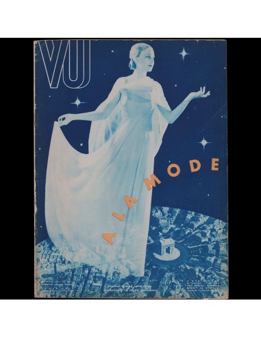 Vu, A la Mode (5 avril 1933), couverture de Georges Saad les ligaments