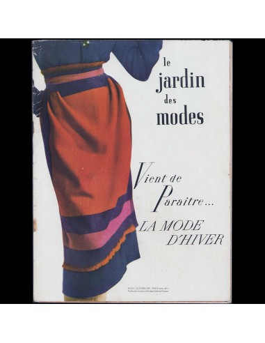 Le Jardin des Modes, n°310, octobre 1947, couverture de Honeyman Dans la société mordern