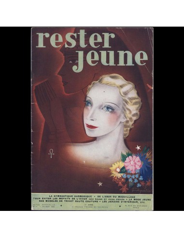 Rester Jeune, février 1935, couverture de Félix Agostini acheter